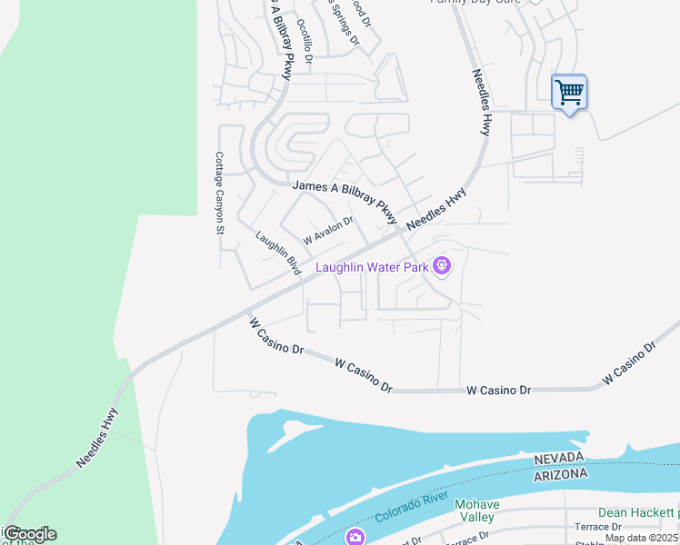 map of restaurants, bars, coffee shops, grocery stores, and more near 3740 Desert Marina Drive in Laughlin