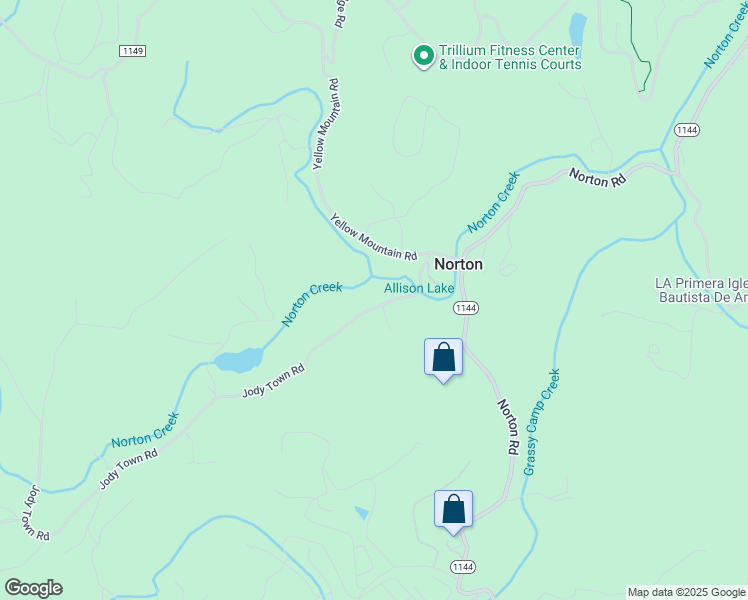 map of restaurants, bars, coffee shops, grocery stores, and more near 214 Jody Town Road in Cashiers