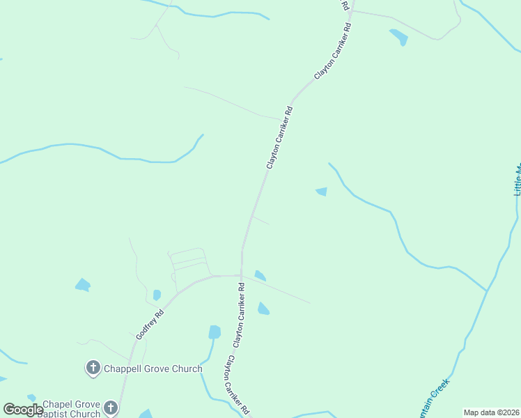 map of restaurants, bars, coffee shops, grocery stores, and more near 654 Clayton Carriker Road in Ellerbe