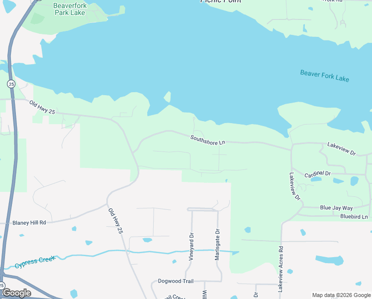 map of restaurants, bars, coffee shops, grocery stores, and more near 75-99 Southshore Lane in Conway