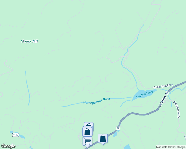 map of restaurants, bars, coffee shops, grocery stores, and more near 166 Upper Ridge Road in Glenville