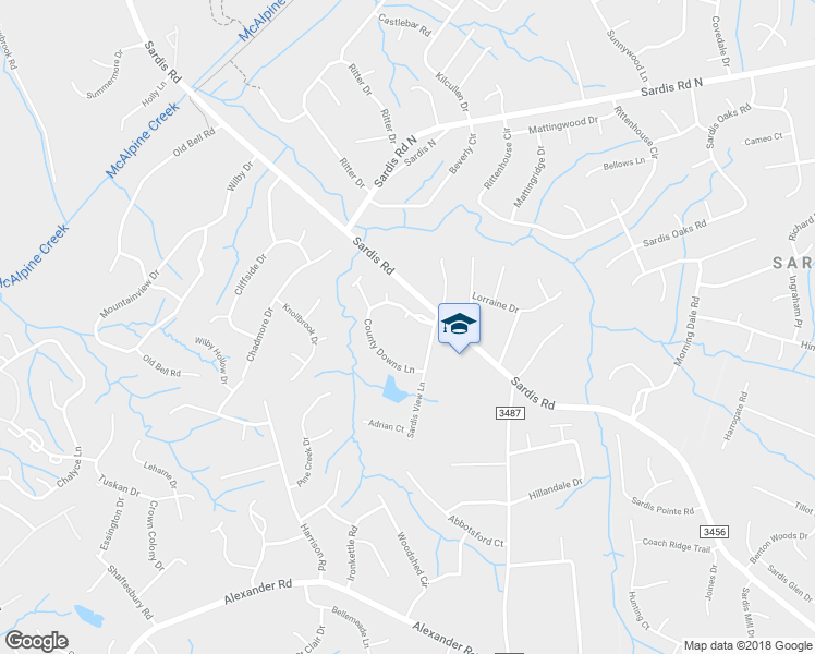 map of restaurants, bars, coffee shops, grocery stores, and more near 101 Gerald Lee Court in Charlotte
