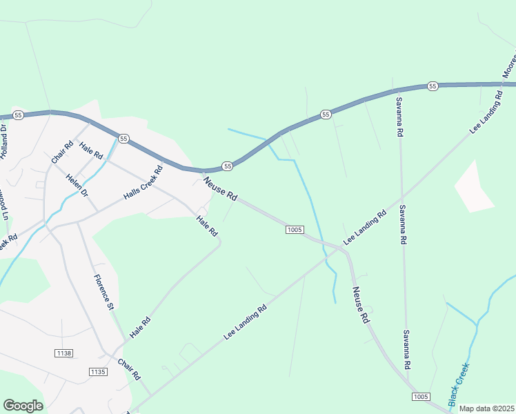 map of restaurants, bars, coffee shops, grocery stores, and more near 275 Neuse Road in New Bern