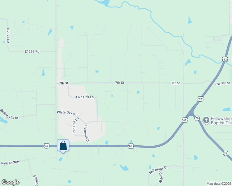 map of restaurants, bars, coffee shops, grocery stores, and more near 1908 Hackney Court in Blanchard