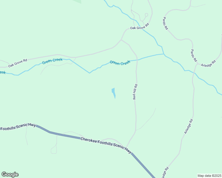 map of restaurants, bars, coffee shops, grocery stores, and more near 229 Red Hill Road in Landrum