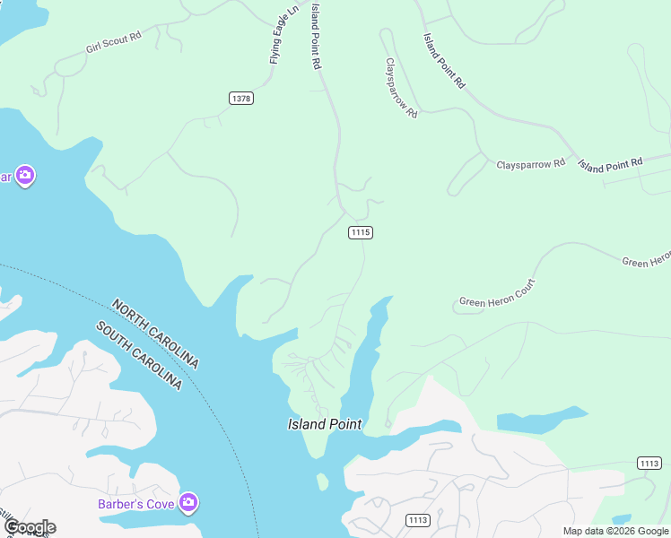 map of restaurants, bars, coffee shops, grocery stores, and more near 8921 Island Point Road in Charlotte