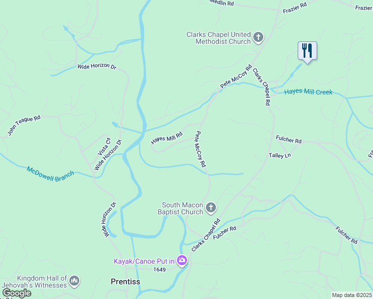 map of restaurants, bars, coffee shops, grocery stores, and more near 50 Honey Maple Lane in Franklin