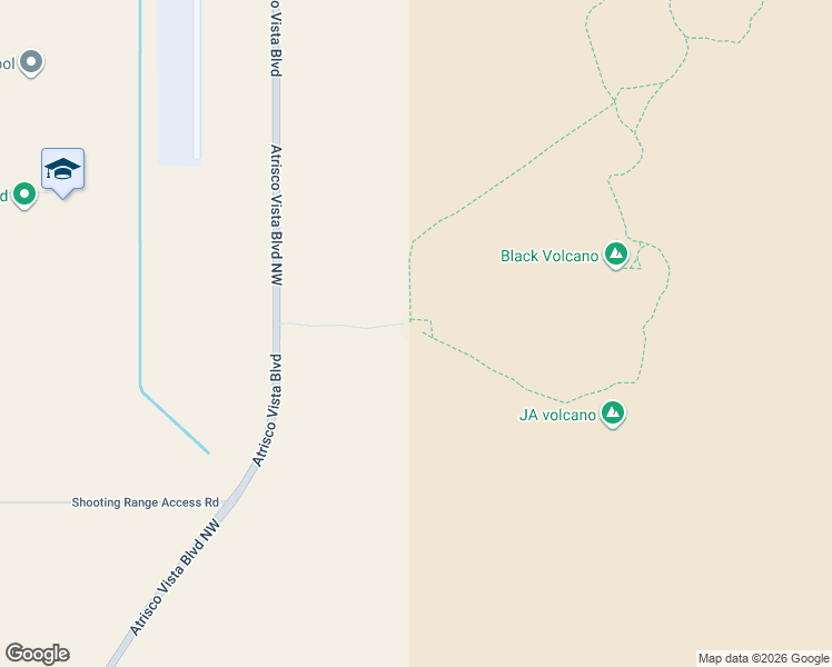 map of restaurants, bars, coffee shops, grocery stores, and more near Unnamed Cul de Sac in Albuquerque