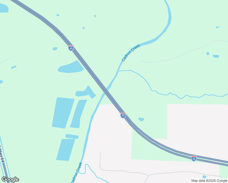 map of restaurants, bars, coffee shops, grocery stores, and more near Interstate 40 in Plumerville