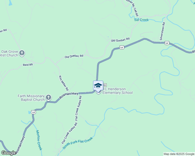 map of restaurants, bars, coffee shops, grocery stores, and more near 11839 Rosman Hwy in Lake Toxaway