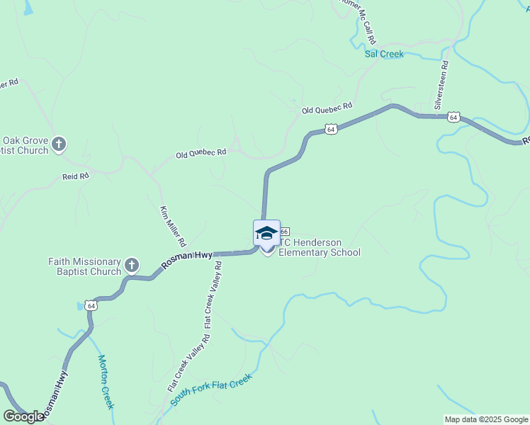 map of restaurants, bars, coffee shops, grocery stores, and more near 11839 Rosman Hwy in Lake Toxaway