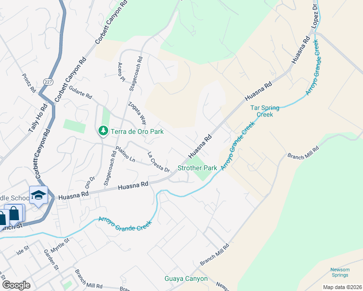 map of restaurants, bars, coffee shops, grocery stores, and more near 142 Pearwood Avenue in Arroyo Grande