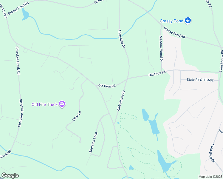 map of restaurants, bars, coffee shops, grocery stores, and more near 601-699 Old Pros Rd in Gaffney