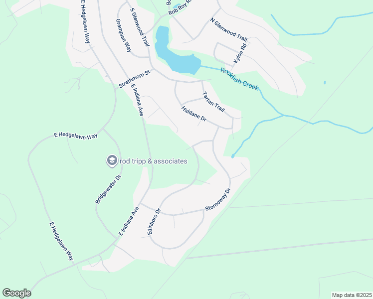 map of restaurants, bars, coffee shops, grocery stores, and more near 6 Windsor Lane in Southern Pines