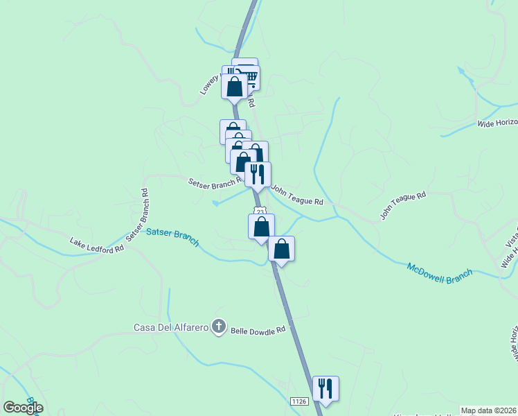 map of restaurants, bars, coffee shops, grocery stores, and more near 3157 Georgia Rd in Franklin