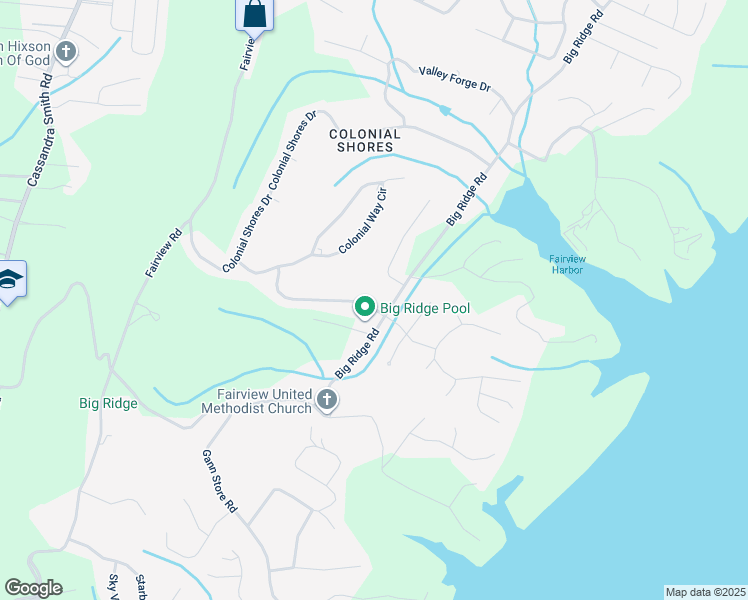 map of restaurants, bars, coffee shops, grocery stores, and more near 1835 River Chase Road in Chattanooga