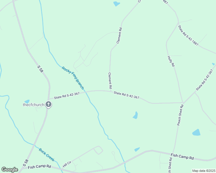 map of restaurants, bars, coffee shops, grocery stores, and more near 560 Clement Road in Chesnee