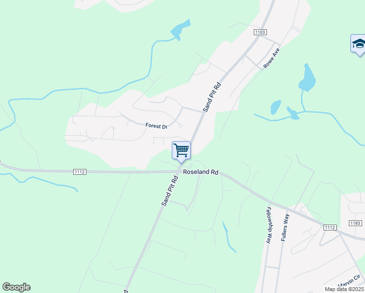 map of restaurants, bars, coffee shops, grocery stores, and more near 676 Sand Pit Road in Aberdeen