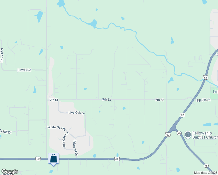 map of restaurants, bars, coffee shops, grocery stores, and more near 549 Summer Valley Road in Blanchard