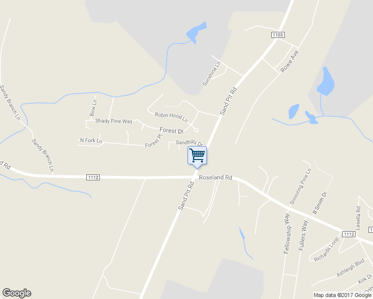 map of restaurants, bars, coffee shops, grocery stores, and more near 153 Sandhills Drive in Aberdeen