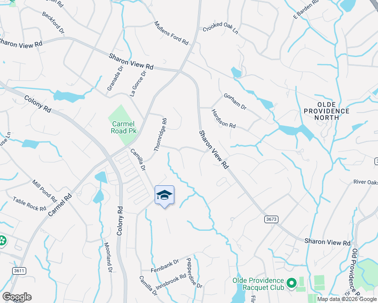 map of restaurants, bars, coffee shops, grocery stores, and more near in Charlotte