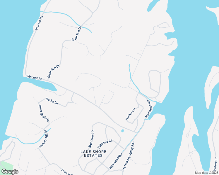 map of restaurants, bars, coffee shops, grocery stores, and more near 6240 Canoe Lane in Chattanooga