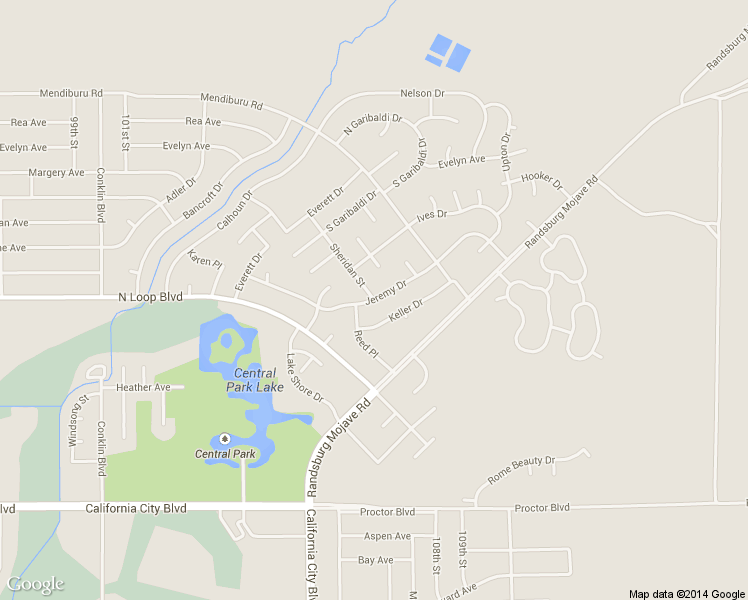 map of restaurants, bars, coffee shops, grocery stores, and more near Jeremy Drive in California City