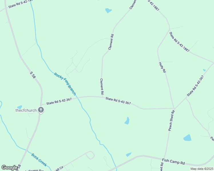 map of restaurants, bars, coffee shops, grocery stores, and more near 535 Clement Road in Chesnee