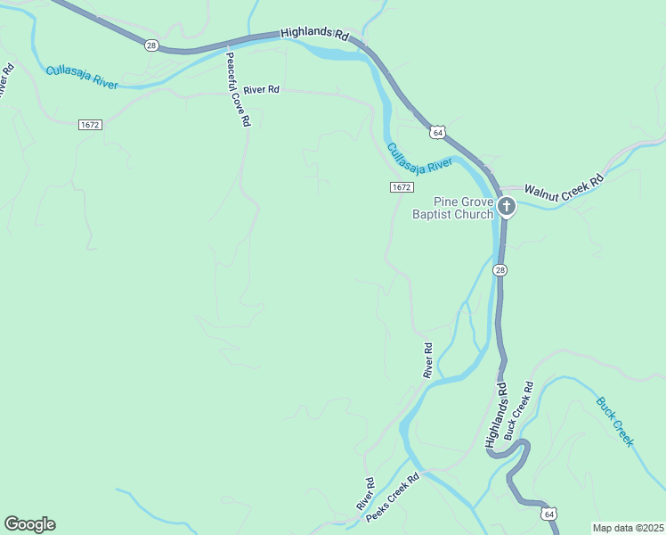 map of restaurants, bars, coffee shops, grocery stores, and more near 151 Dills Knob Road in Franklin
