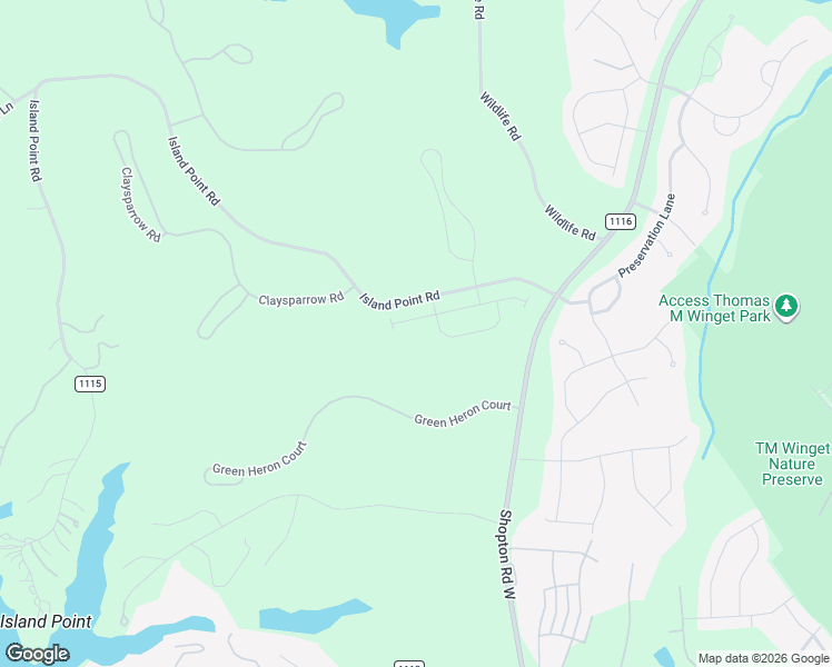map of restaurants, bars, coffee shops, grocery stores, and more near 10683-10949 Island Point Road in Charlotte