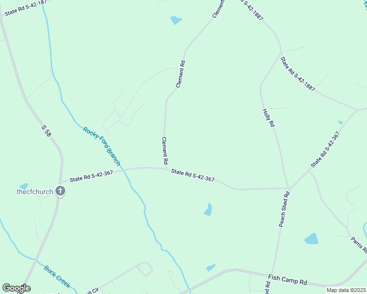 map of restaurants, bars, coffee shops, grocery stores, and more near 535 Clement Road in Chesnee