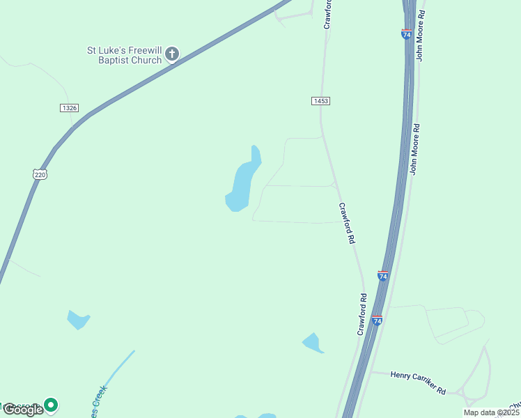 map of restaurants, bars, coffee shops, grocery stores, and more near 219 Dewitt Farms Road in Ellerbe