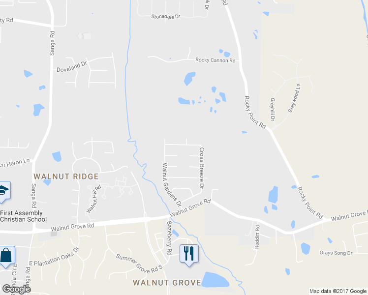 map of restaurants, bars, coffee shops, grocery stores, and more near 9153 Beech Bend Tr in Memphis