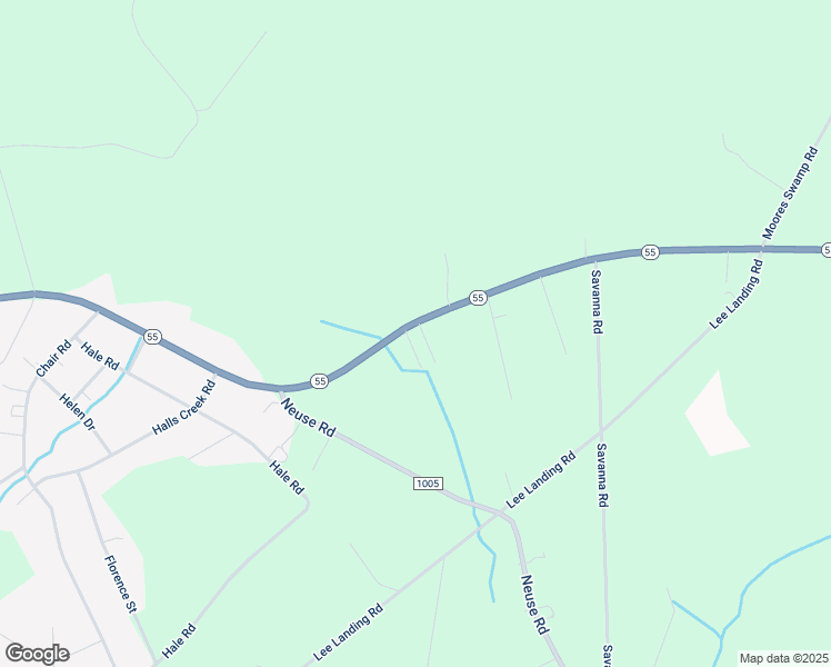map of restaurants, bars, coffee shops, grocery stores, and more near 7328 North Carolina 55 in New Bern