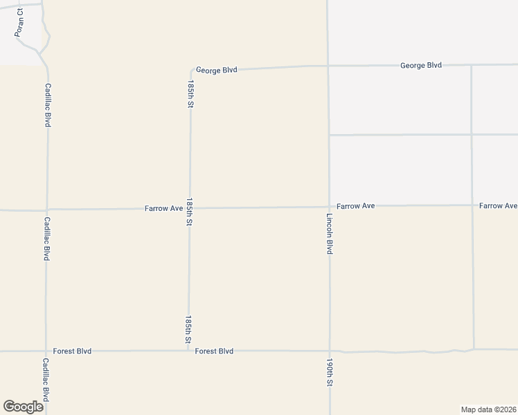 map of restaurants, bars, coffee shops, grocery stores, and more near Farrow Avenue in Kern County