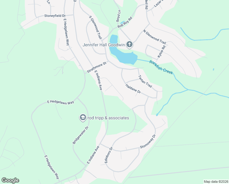 map of restaurants, bars, coffee shops, grocery stores, and more near 150 Glenmoor Drive in Southern Pines