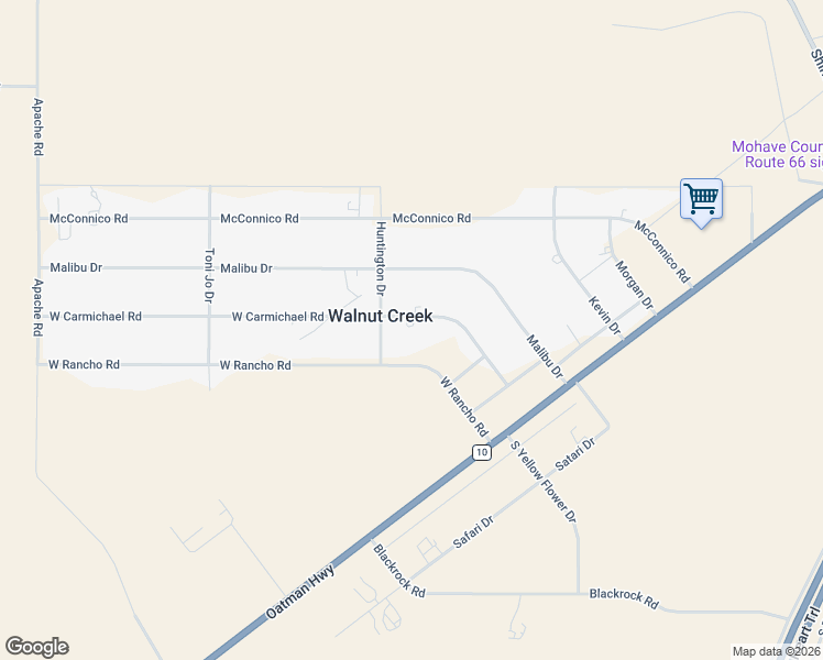 map of restaurants, bars, coffee shops, grocery stores, and more near 3093 W Rancho Rd in Golden Valley