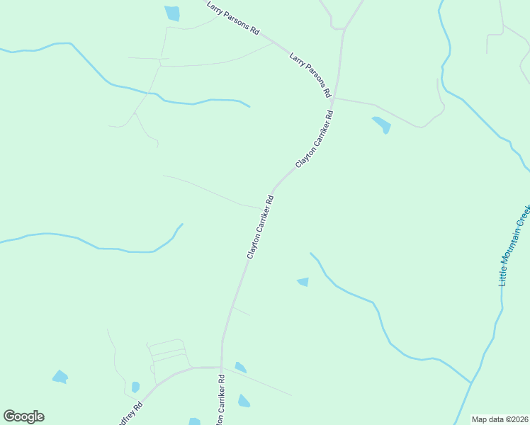 map of restaurants, bars, coffee shops, grocery stores, and more near Clayton Carriker Road in Ellerbe