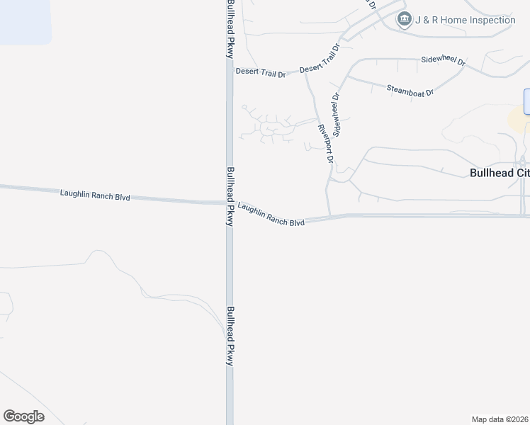 map of restaurants, bars, coffee shops, grocery stores, and more near Laughlin Ranch Boulevard in Bullhead City