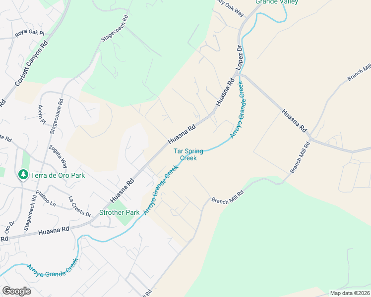 map of restaurants, bars, coffee shops, grocery stores, and more near 1636 Huasna Road in Arroyo Grande