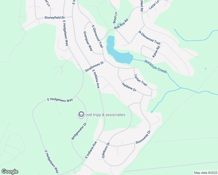 map of restaurants, bars, coffee shops, grocery stores, and more near 105 Katherine Place in Southern Pines