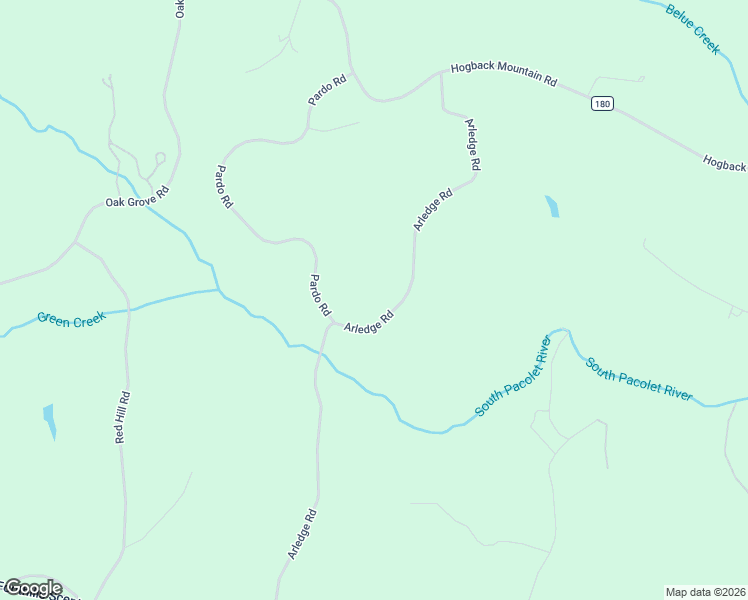 map of restaurants, bars, coffee shops, grocery stores, and more near 609 Arledge Road in Landrum