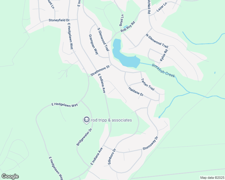 map of restaurants, bars, coffee shops, grocery stores, and more near 130 Katherine Place in Southern Pines