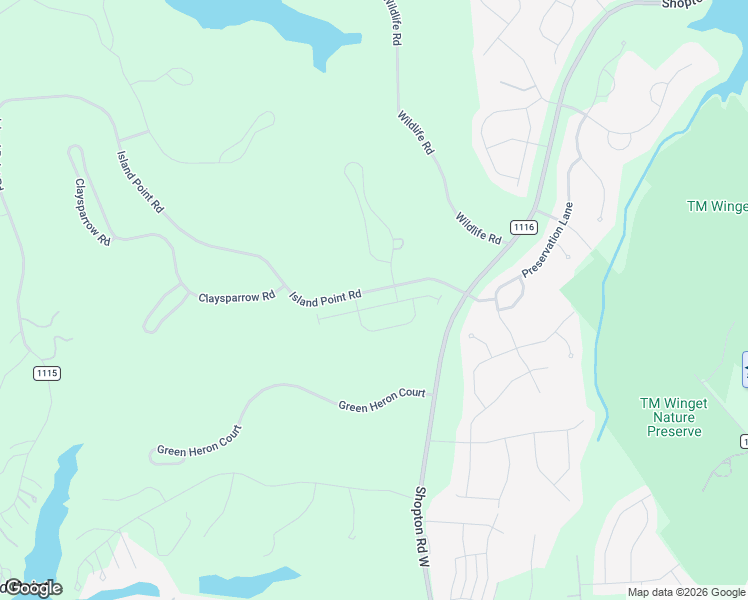 map of restaurants, bars, coffee shops, grocery stores, and more near 11110 Island Point Road in Charlotte