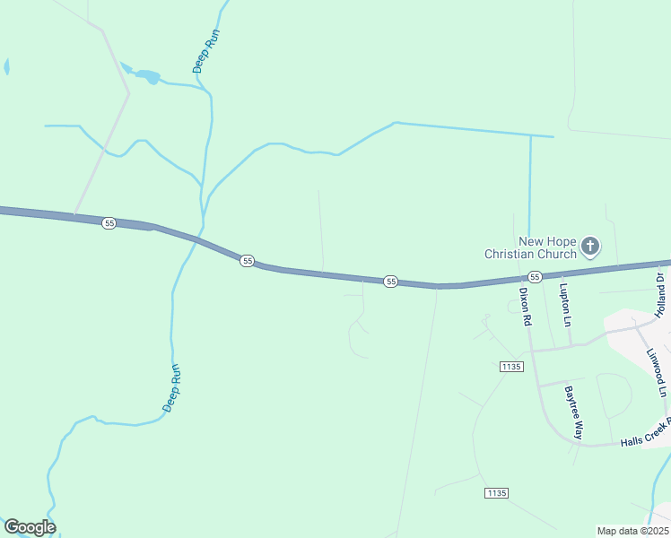 map of restaurants, bars, coffee shops, grocery stores, and more near 5349 North Carolina 55 in New Bern