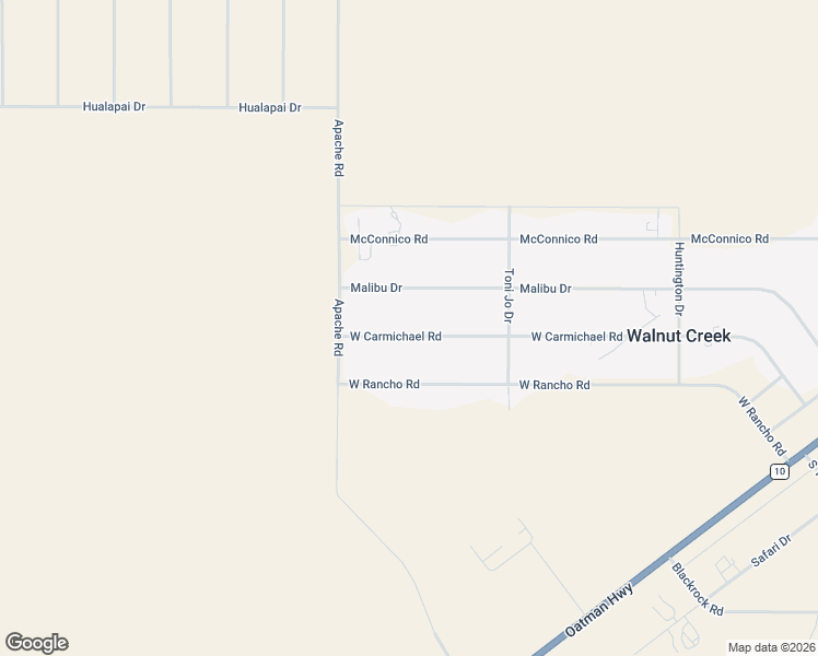 map of restaurants, bars, coffee shops, grocery stores, and more near 3393 W Carmichael Rd in Kingman
