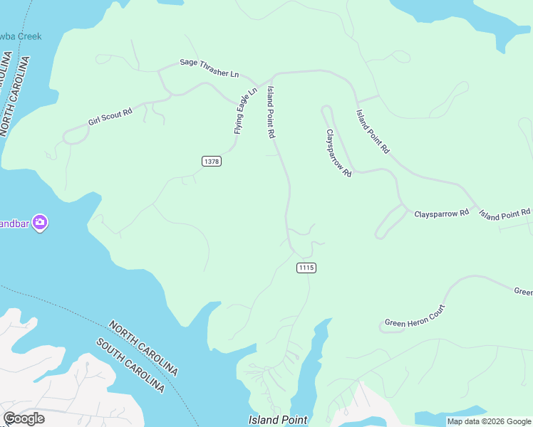 map of restaurants, bars, coffee shops, grocery stores, and more near 9215 Island Point Rd in Charlotte