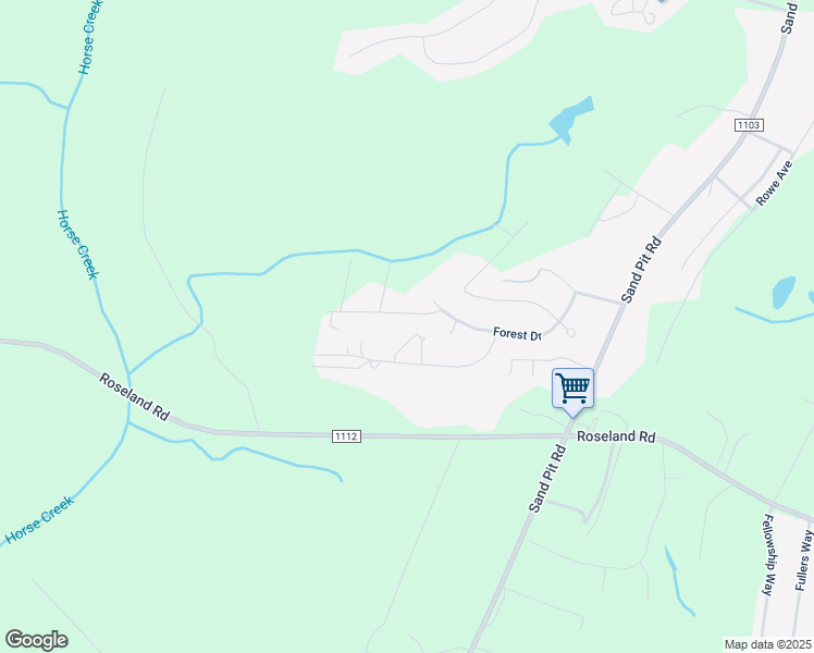 map of restaurants, bars, coffee shops, grocery stores, and more near 109 Deerwood Drive in Aberdeen