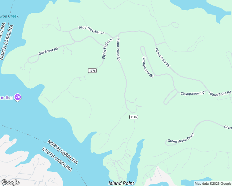 map of restaurants, bars, coffee shops, grocery stores, and more near 9215 Island Point Rd in Charlotte