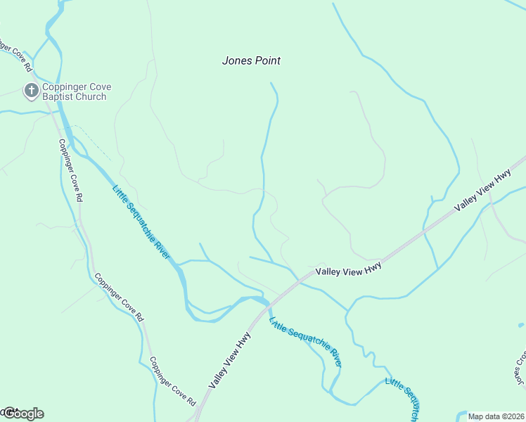 map of restaurants, bars, coffee shops, grocery stores, and more near 395 Dancing Fern Road in Sequatchie